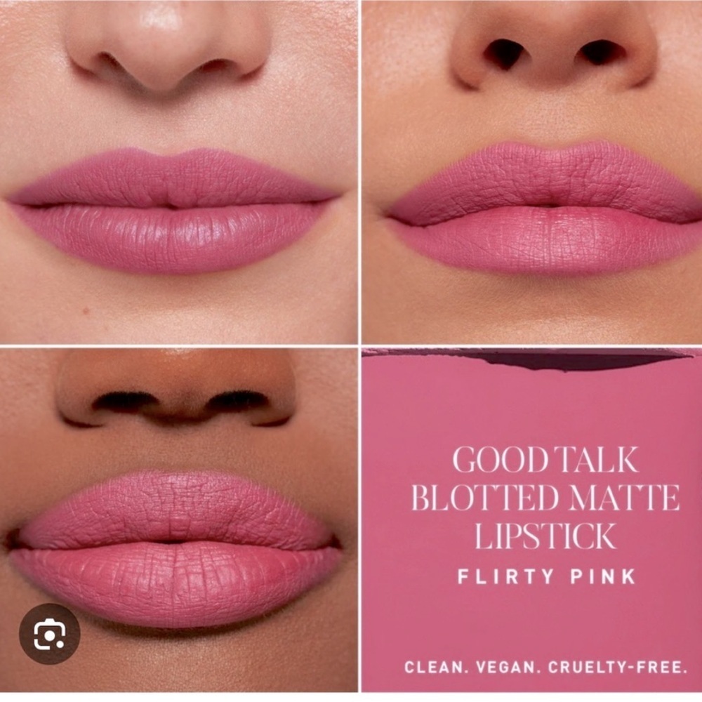 Morphe Good Talk Blotted Matte Lipstick Flirty pink new